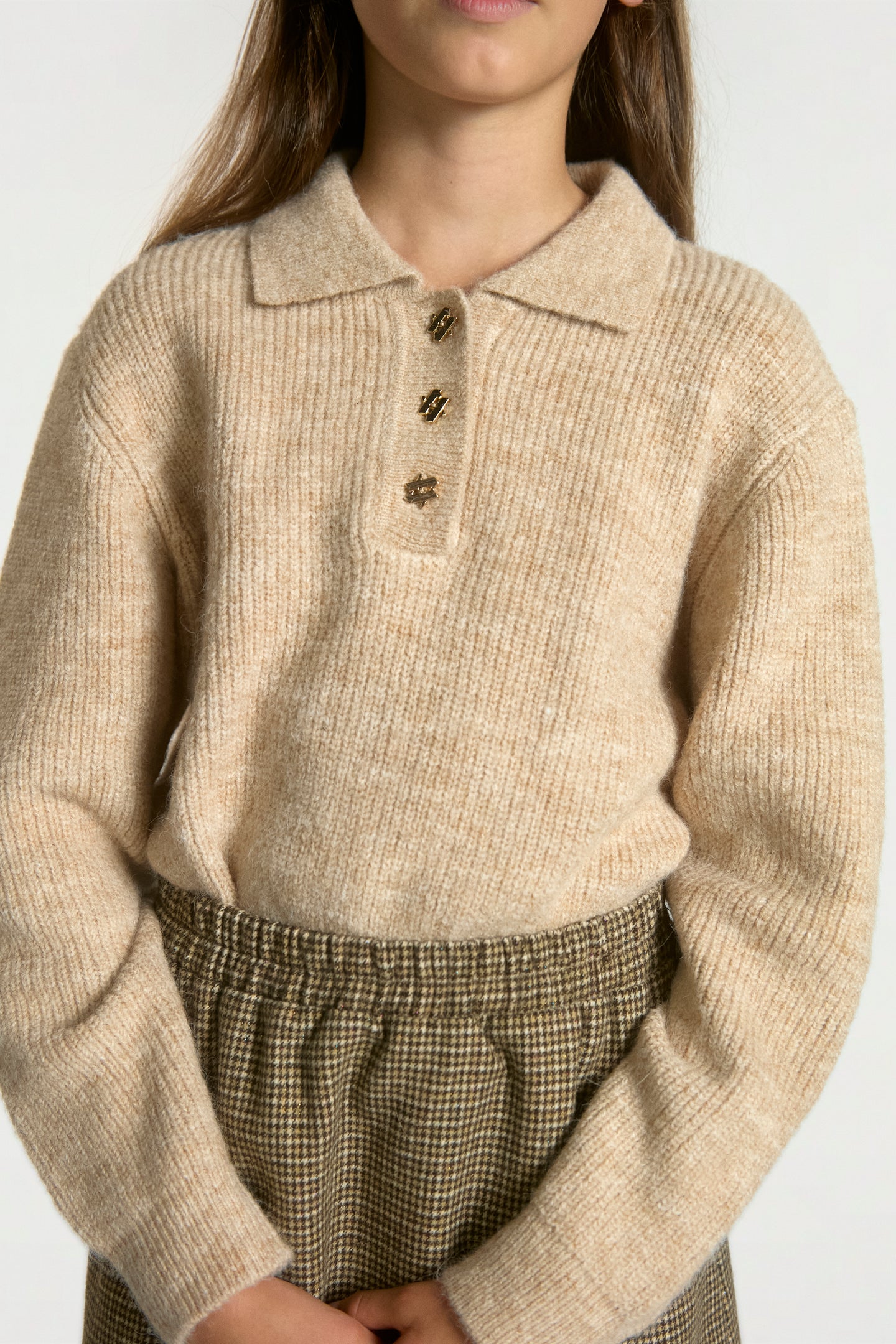 Doux trui beige