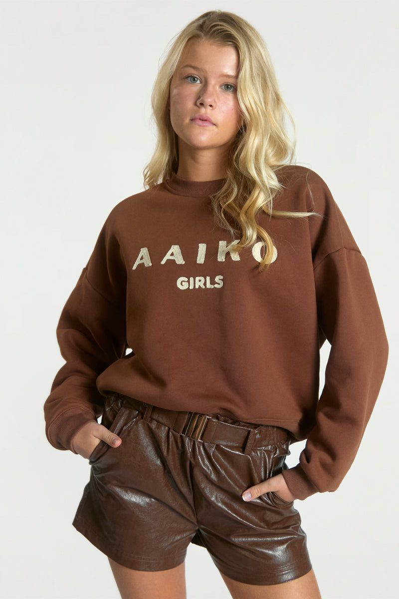 Zena sweater fudge