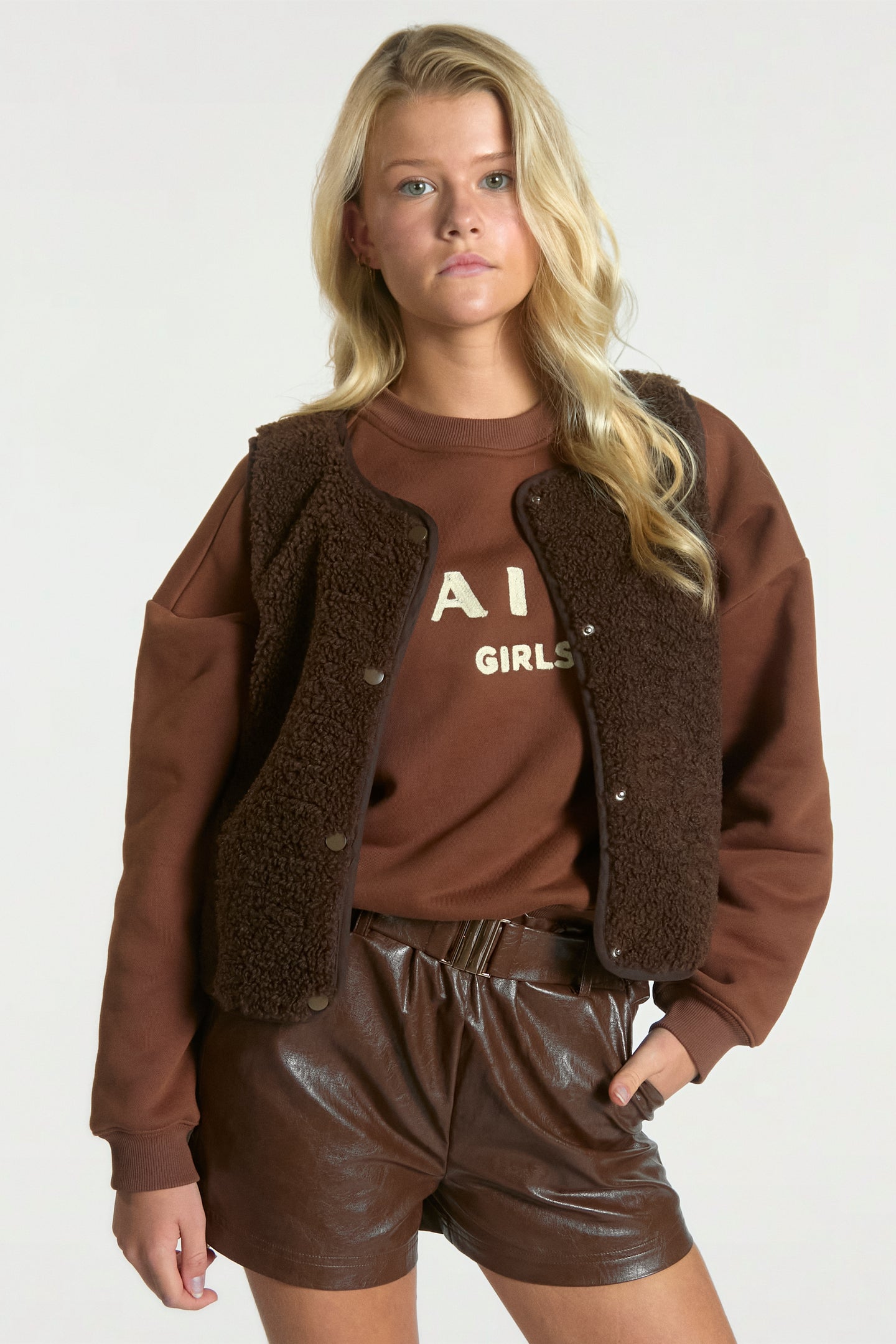 Zena sweater fudge
