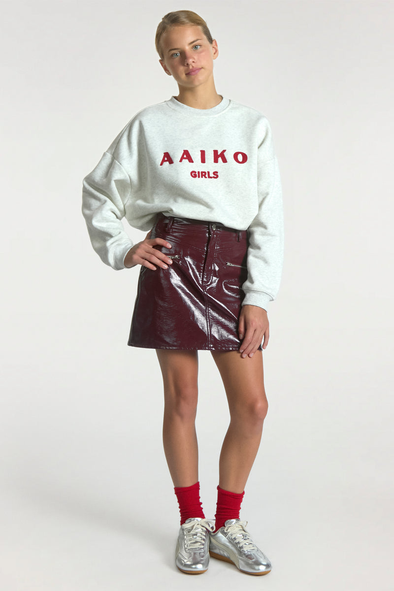 Marelle rok PU rood