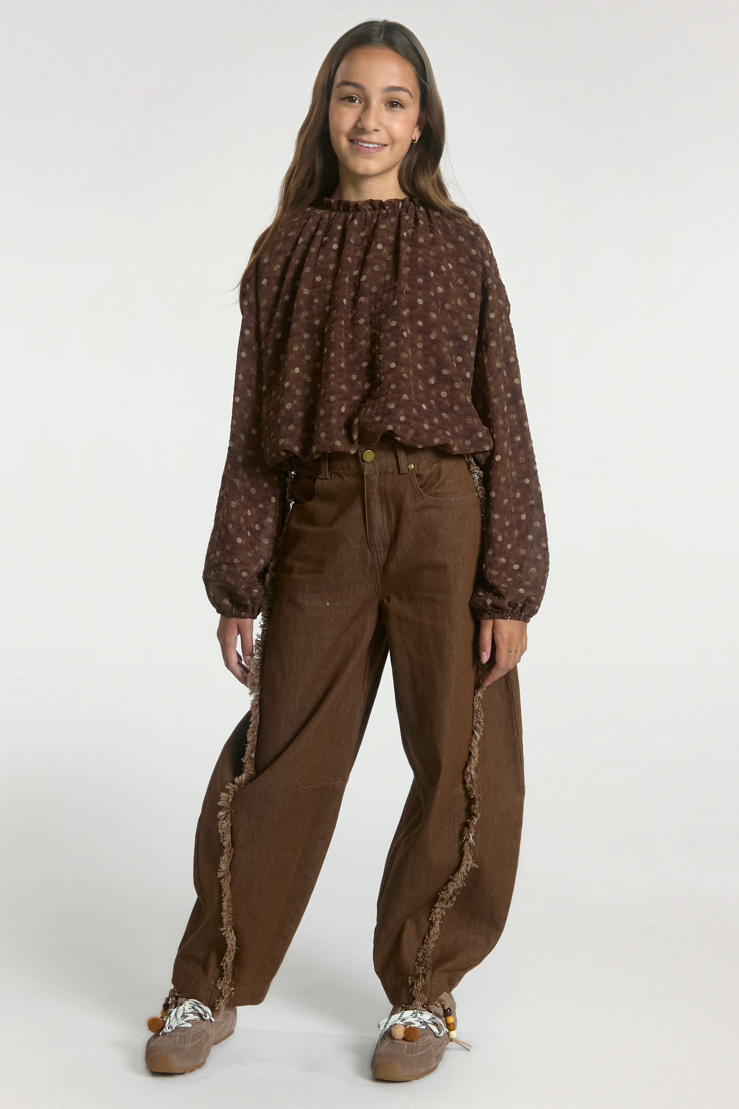 Quinn jeans fringe