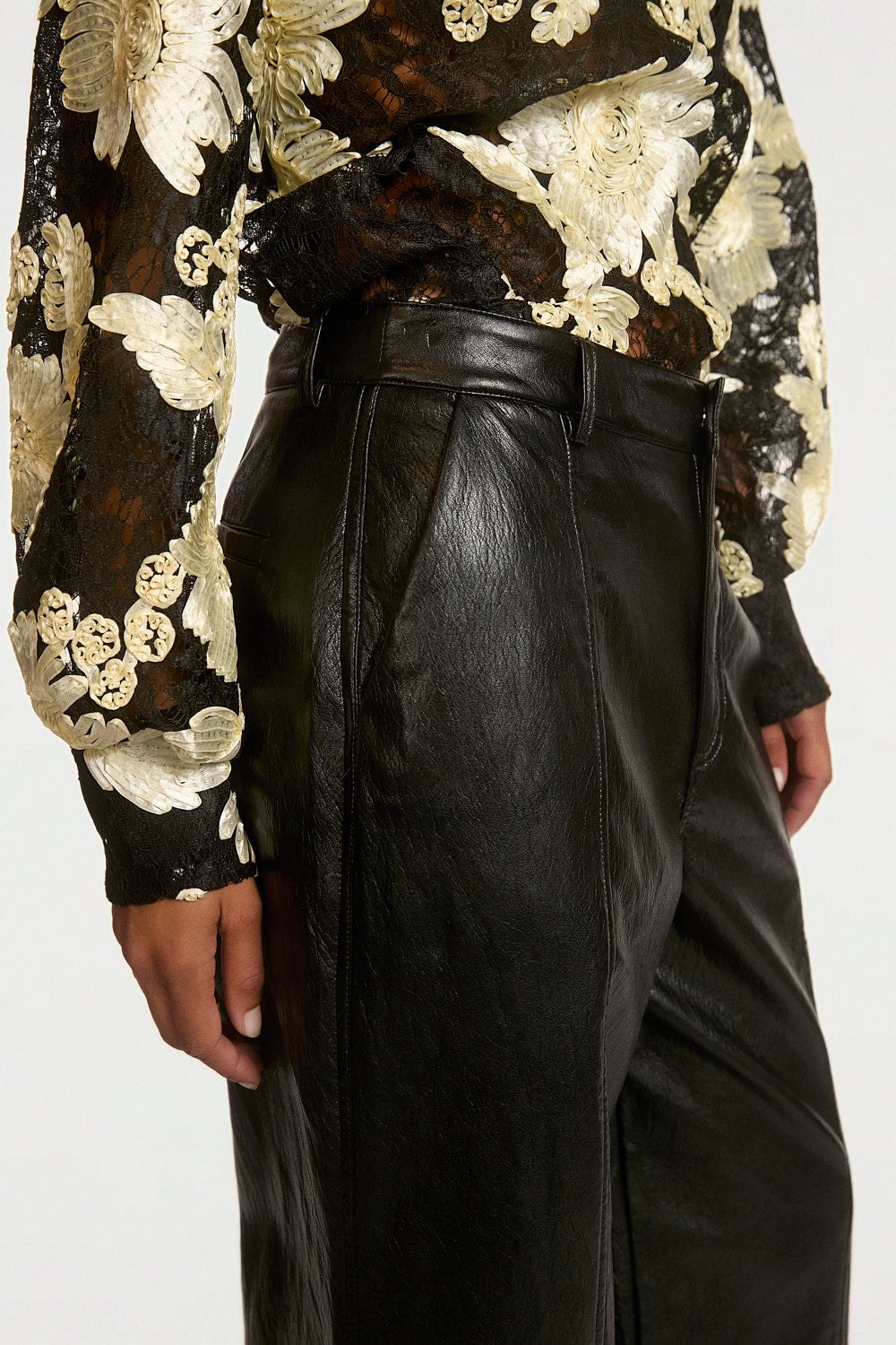 Jet PU trousers black