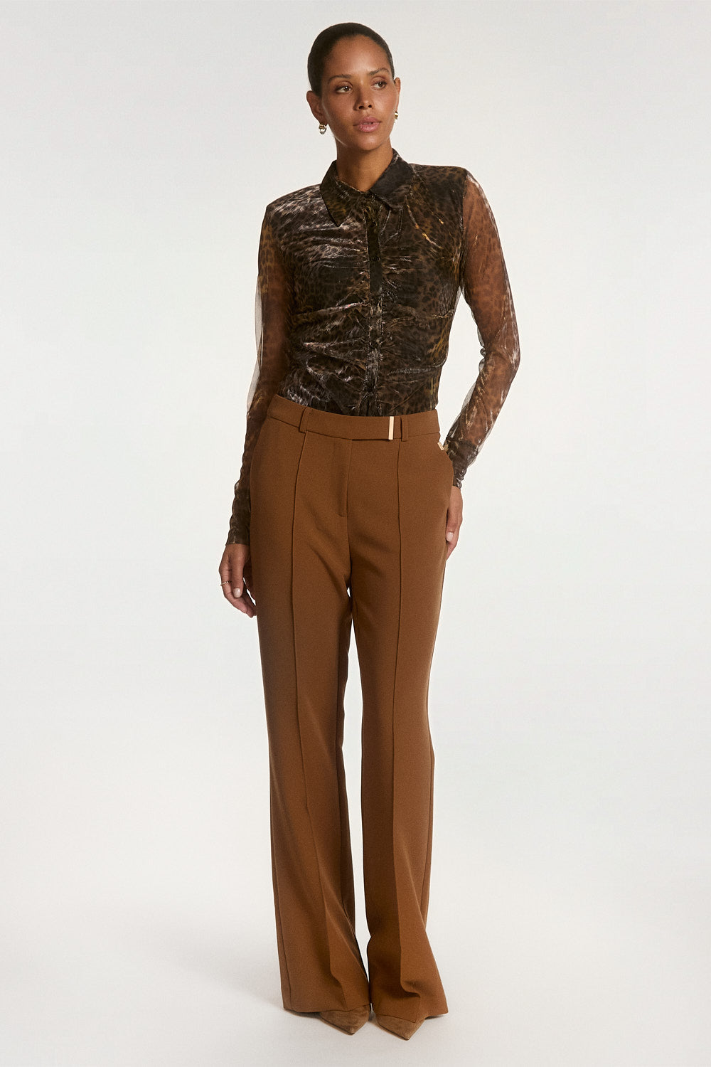 Vigo mesh top brown