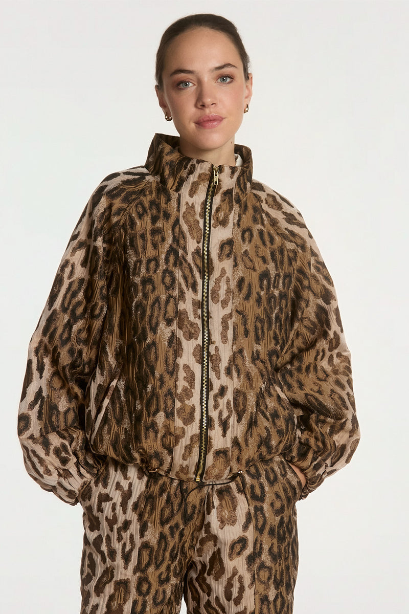 Lora animal jacket brown