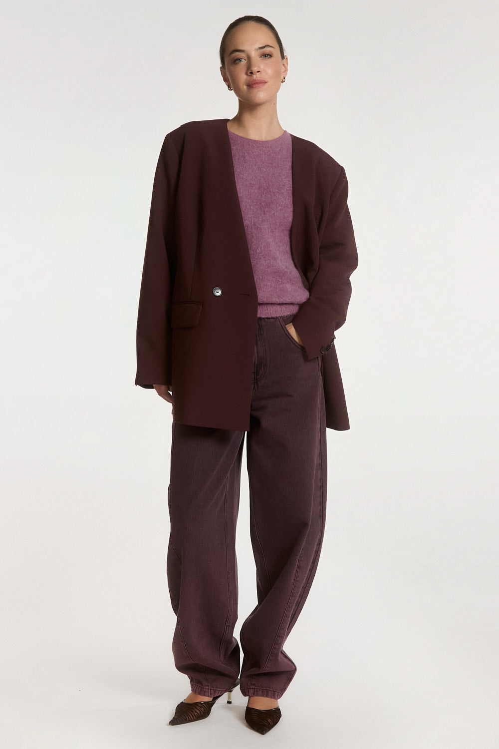 Luray blazer bordeaux