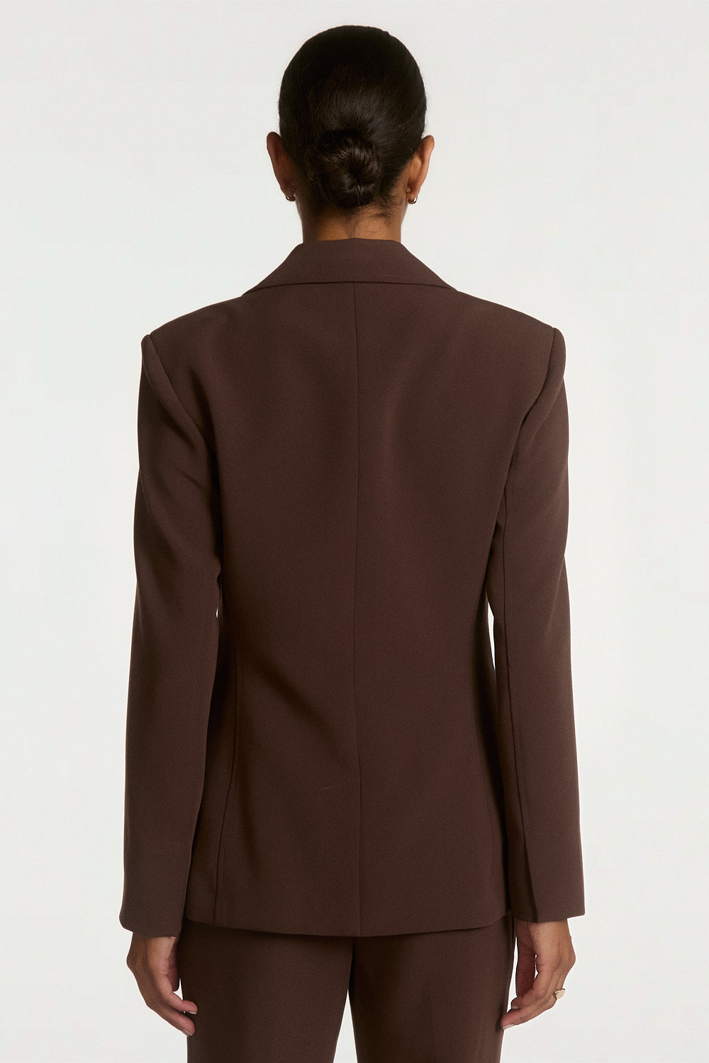 Toulon blazer donkerbruin
