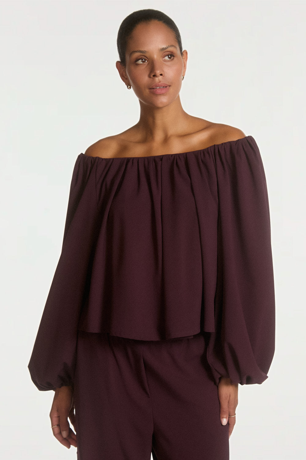 Nine top dark purple