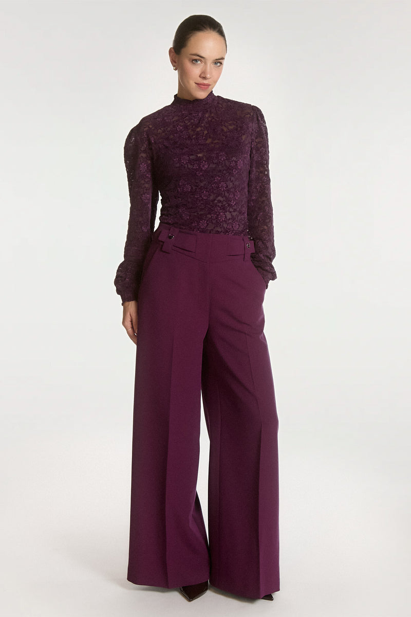 Nore trousers plum