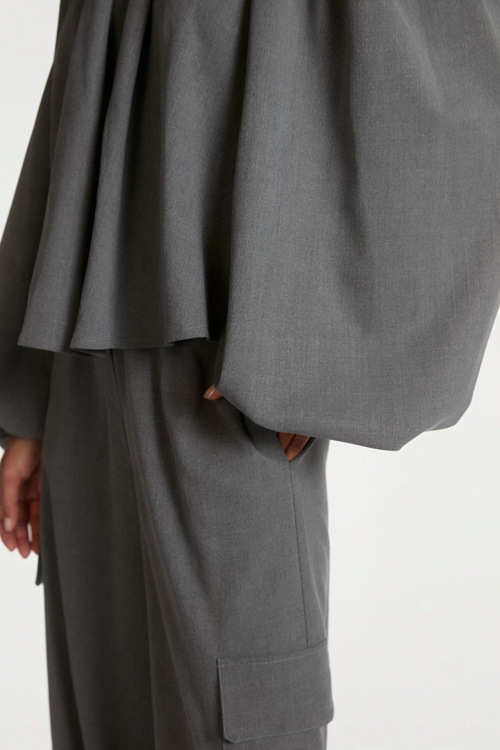 Nine top grey