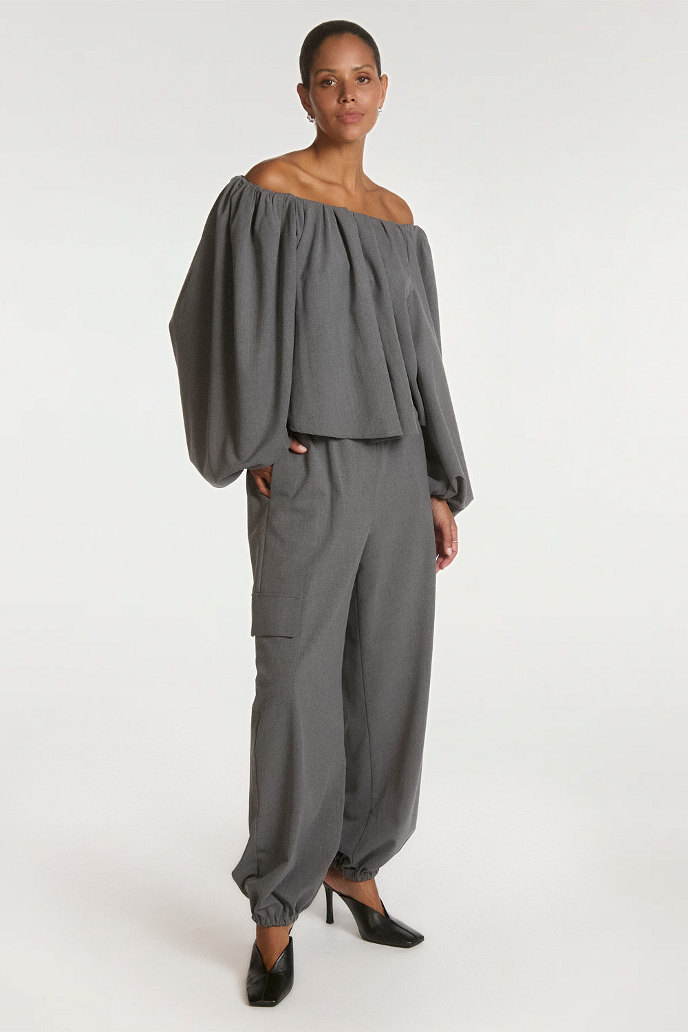 Lore broek grijs