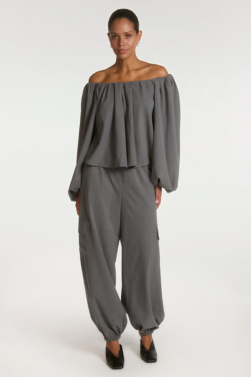 Nine top grey