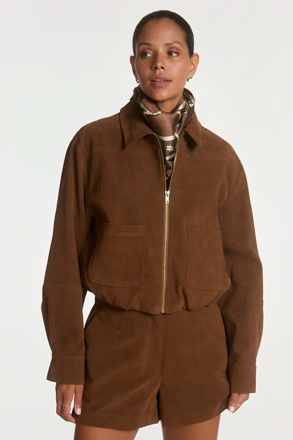 Scarf brown
