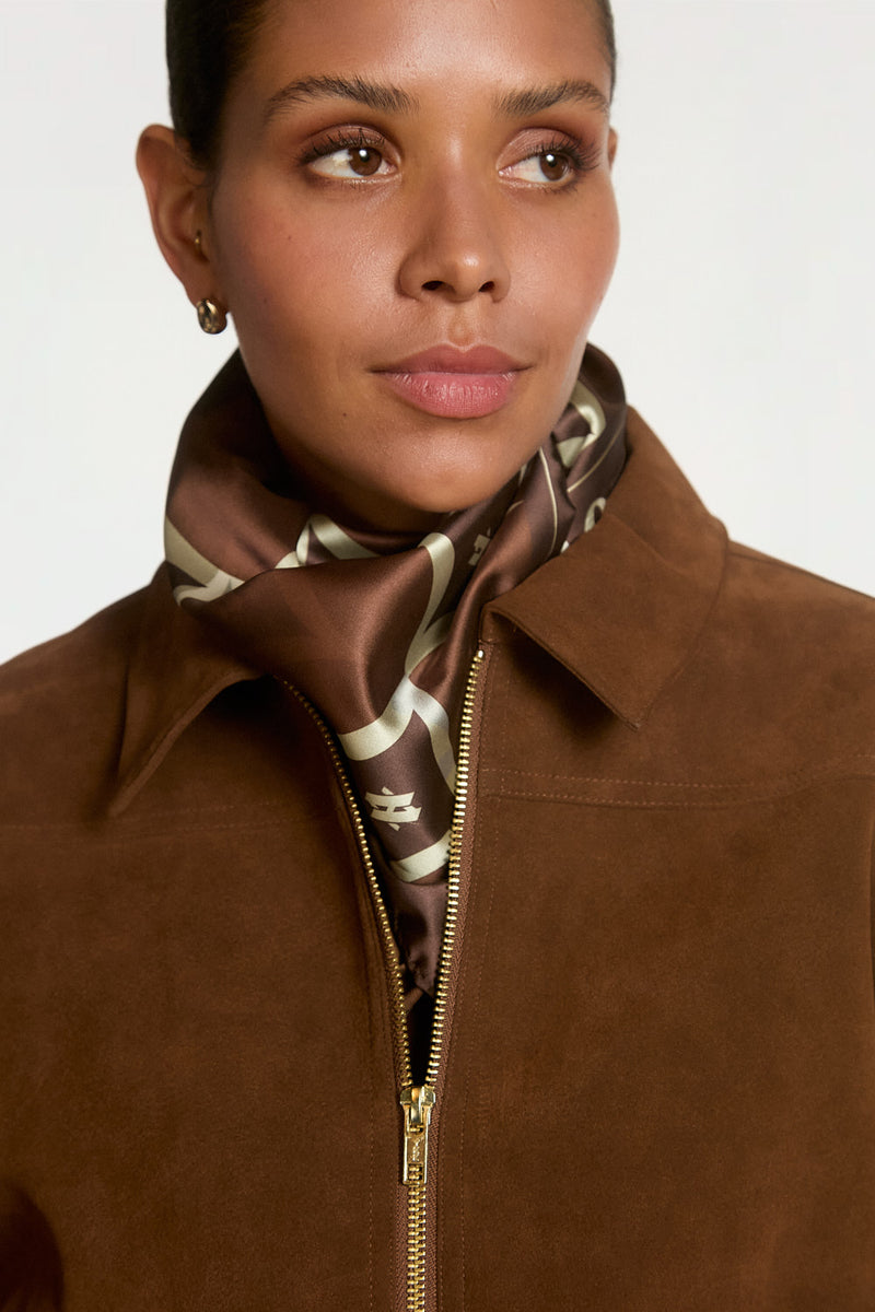 Scarf brown