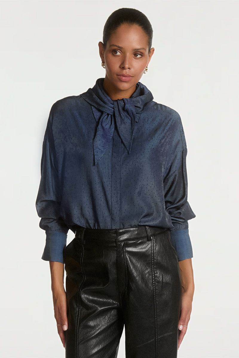 Violetta blouse blue