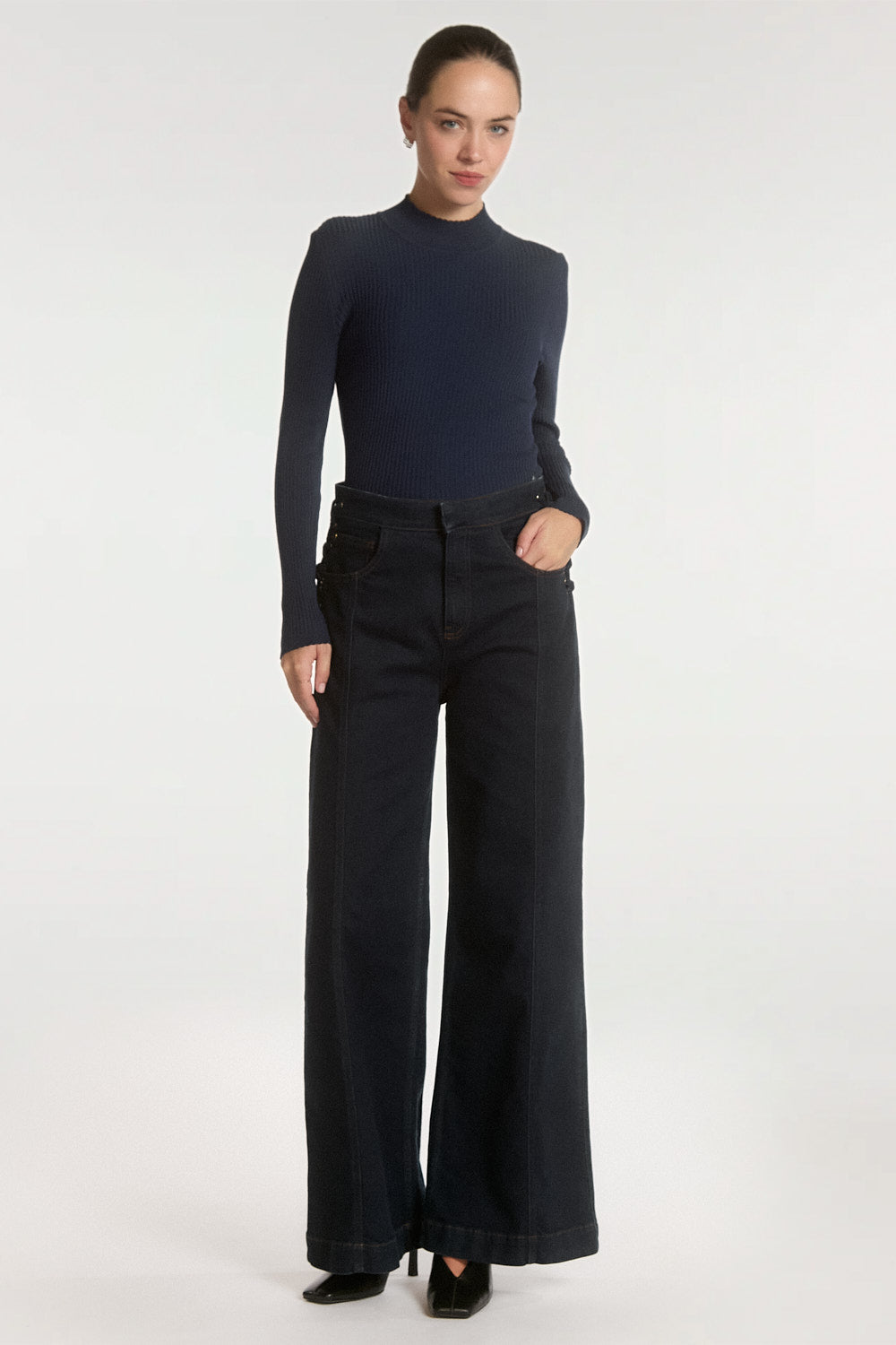Jaro top donkerblauw