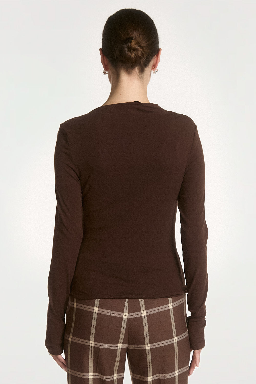 Jalisse top dark brown