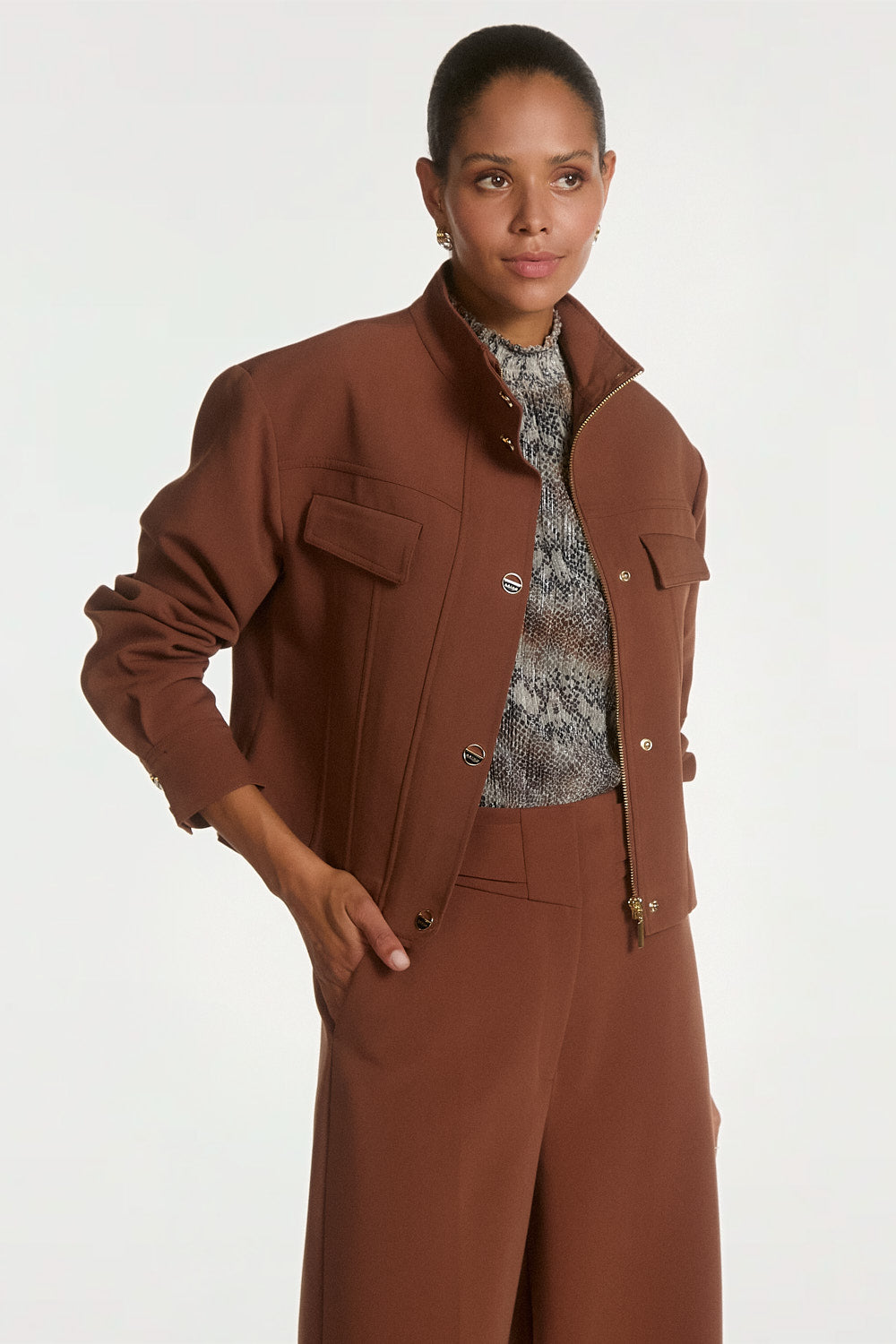 Auray jacket brown 