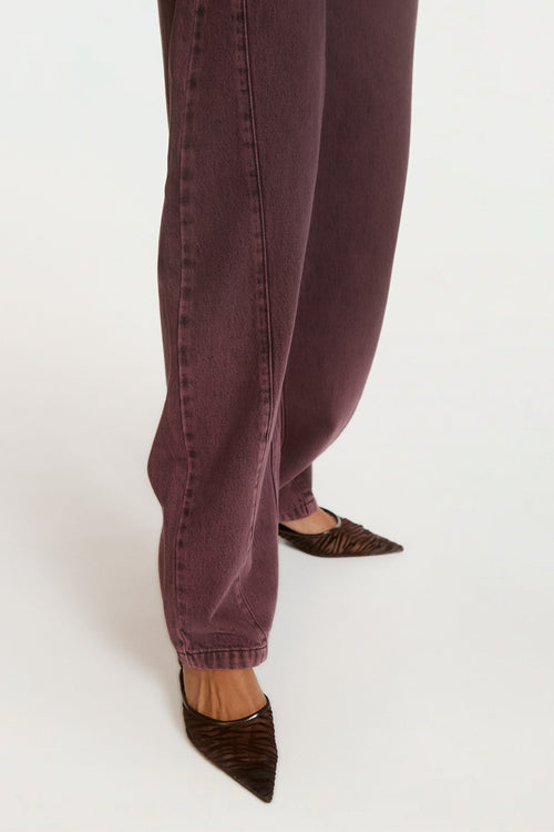 Daley barrel jeans bordeaux