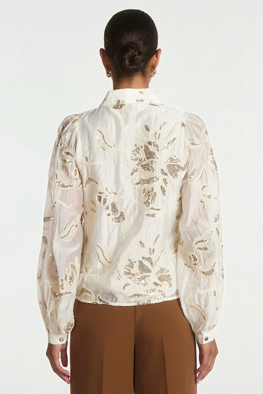 Rose blouse cream