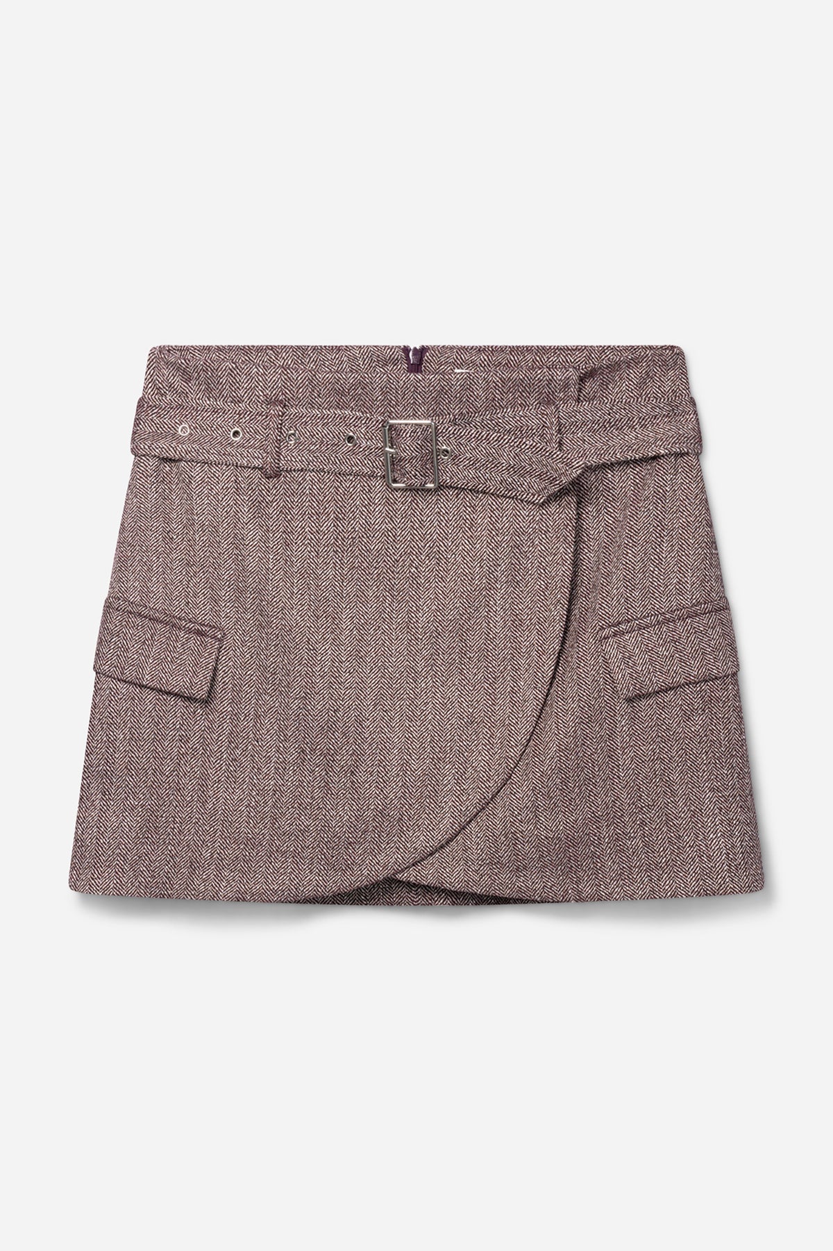 Arlen Burgundy Skirt