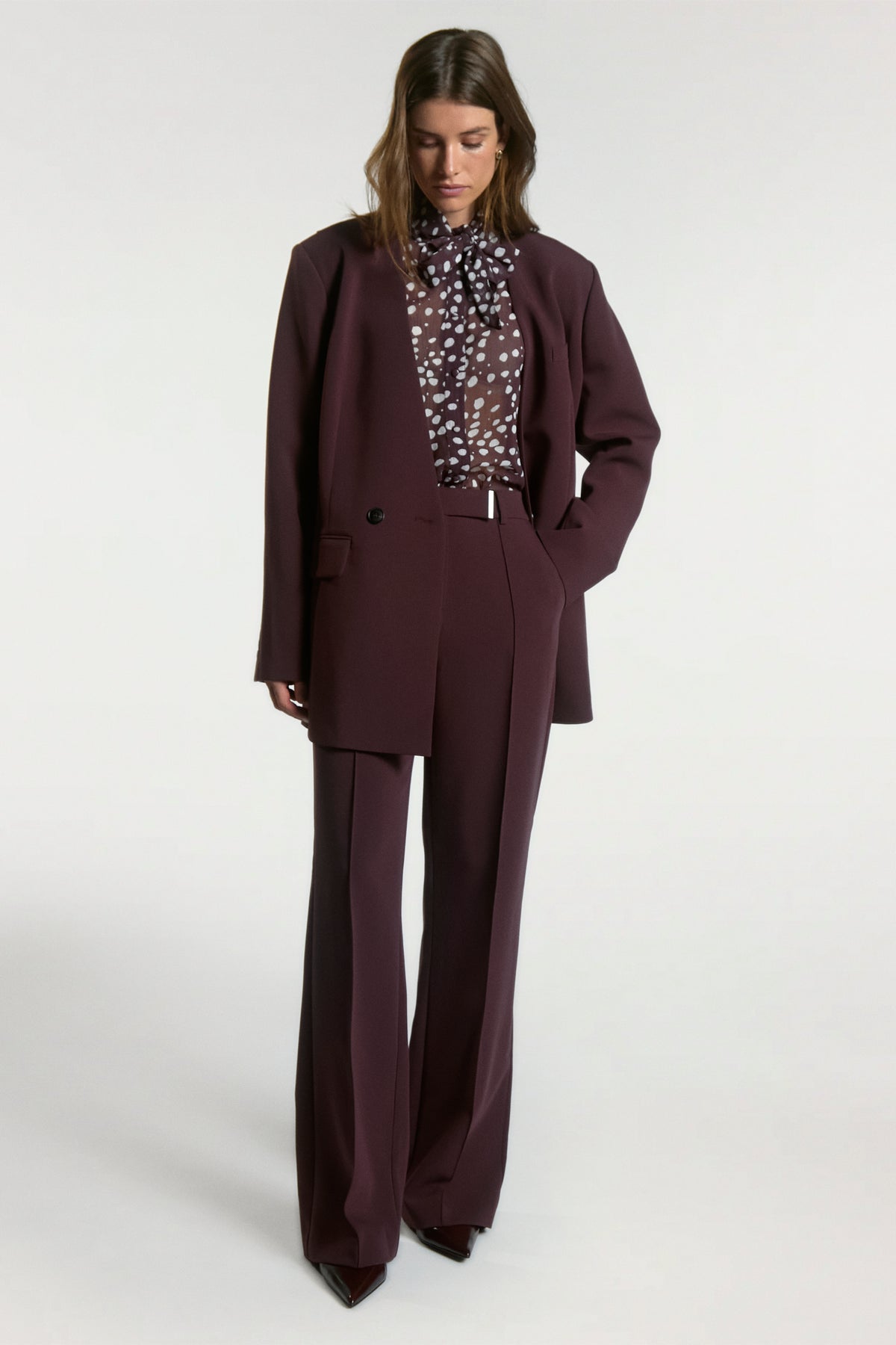 Janesse blouse Bordeaux