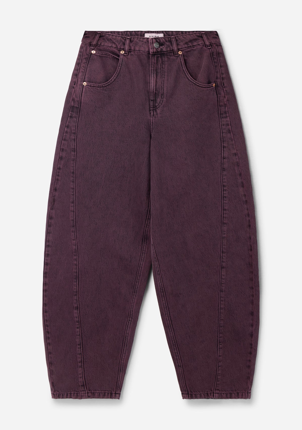 Daley barrel jeans burgundy