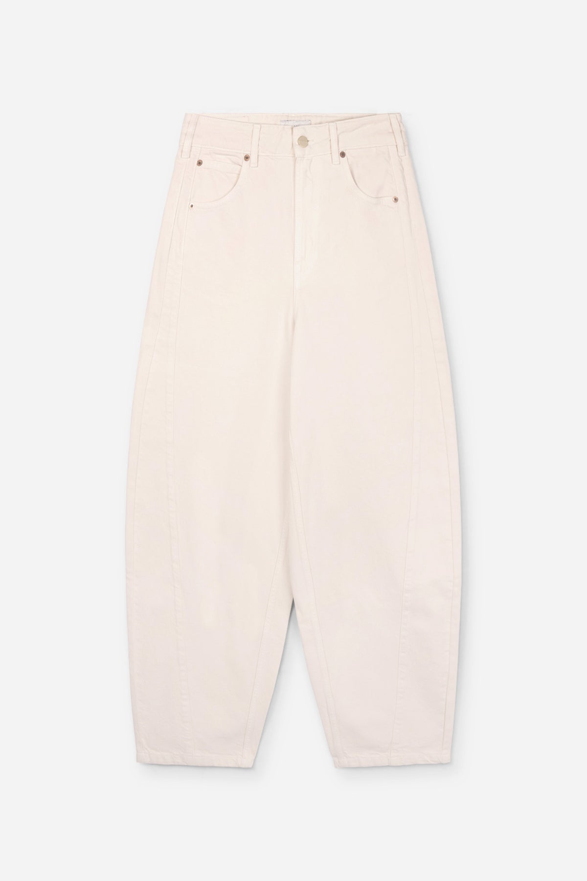 Daley barrel jeans cream