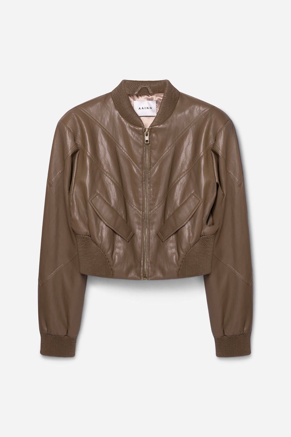 Daphne PU jacket green