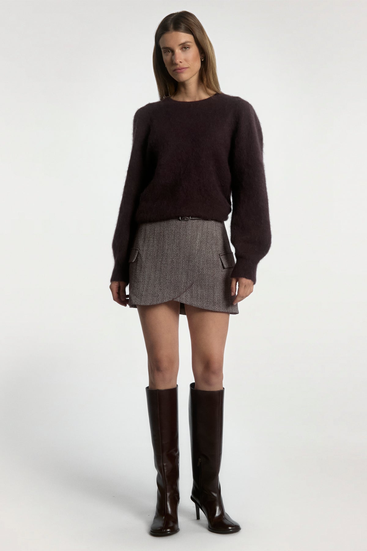 Denize Burgundy Sweater
