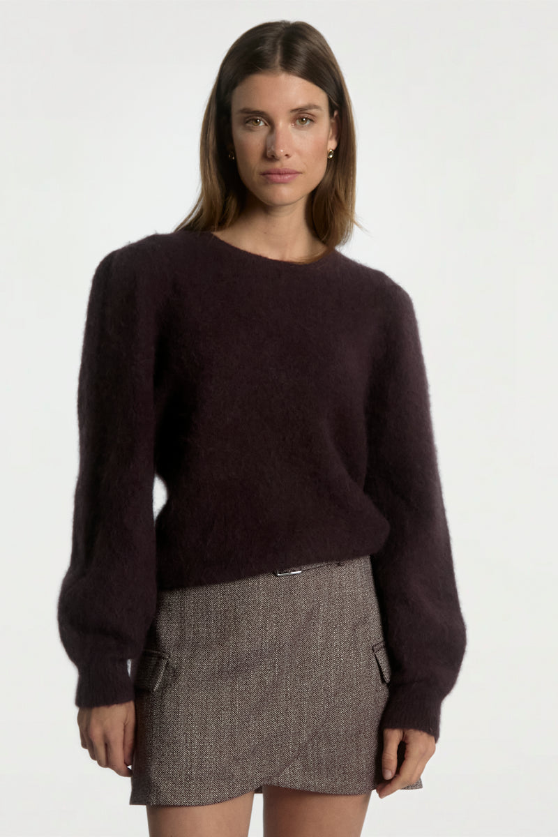 Denize Burgundy Sweater