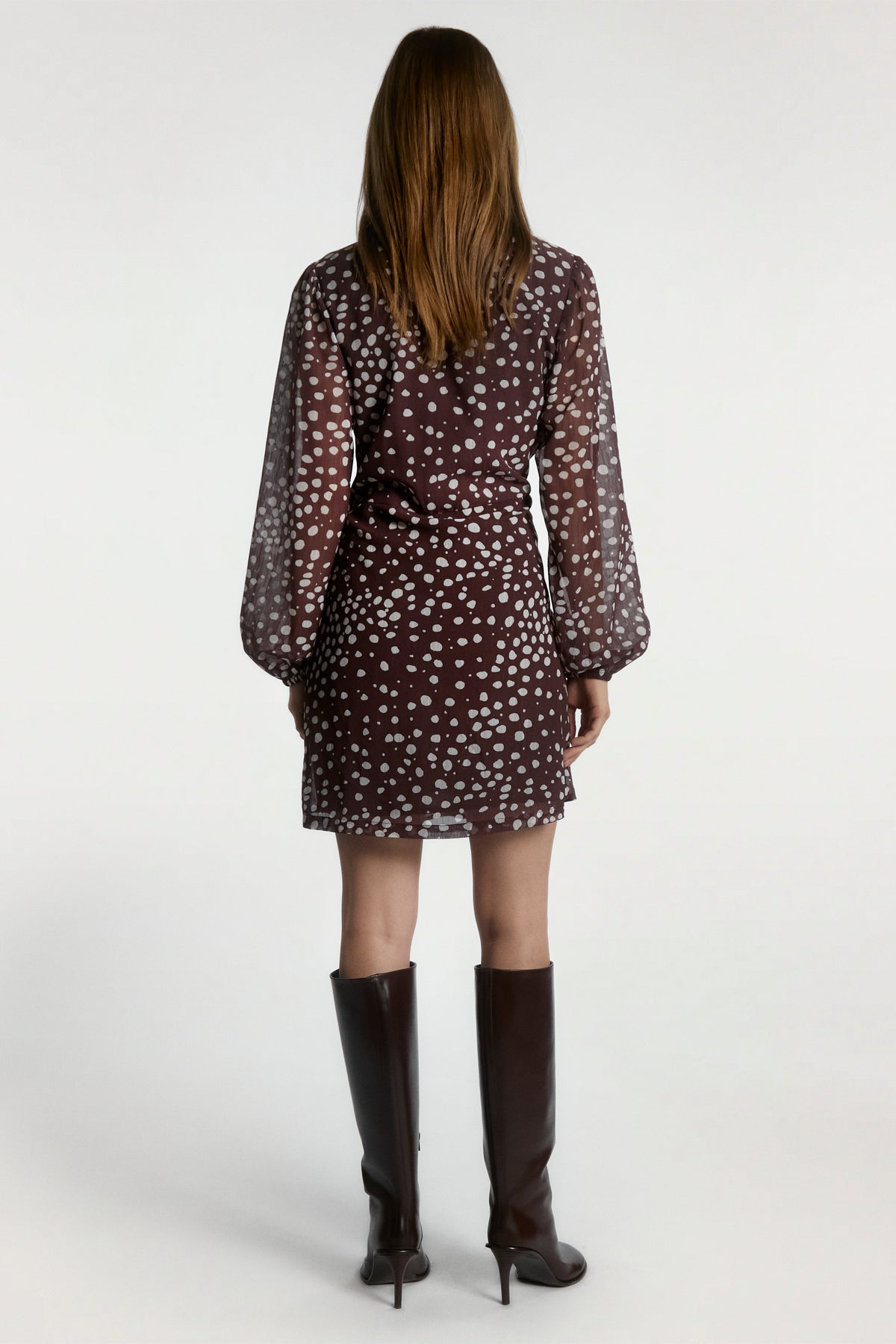 Falin Burgundy Dress