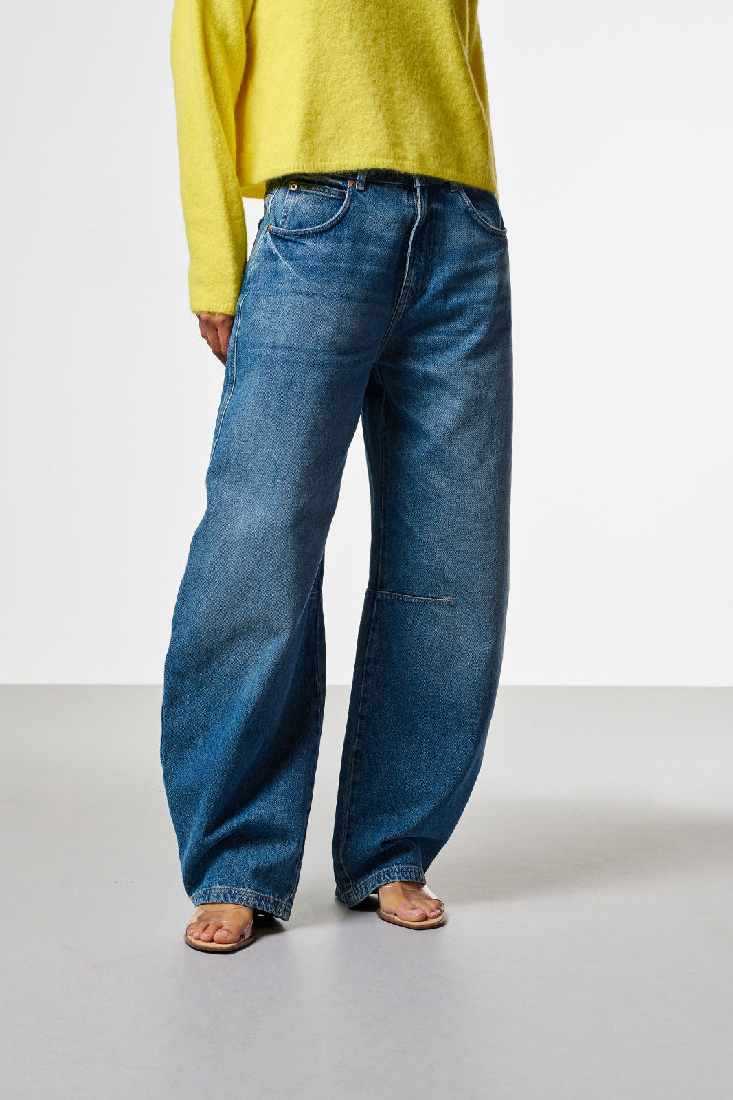 Sacha barrel jeans blauw