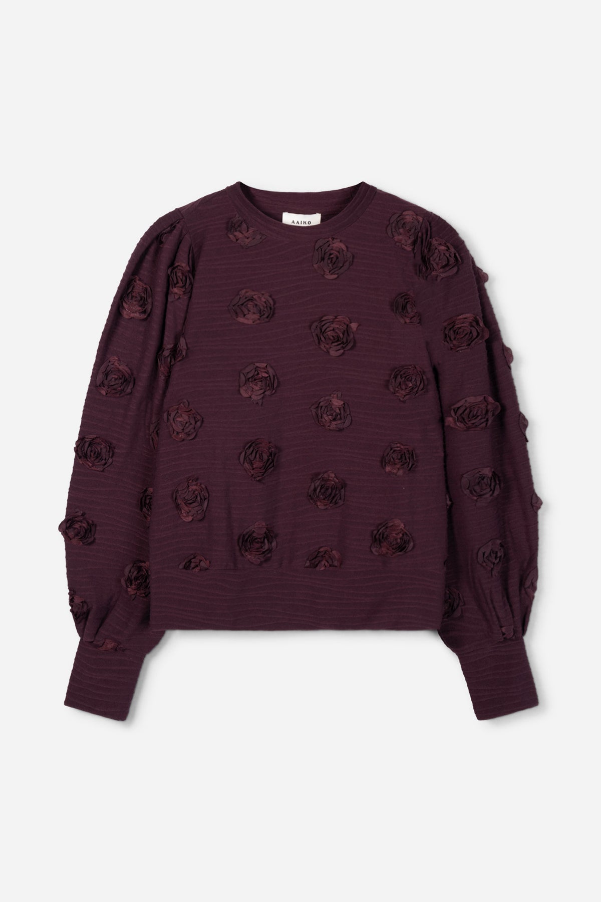 Isha top burgundy