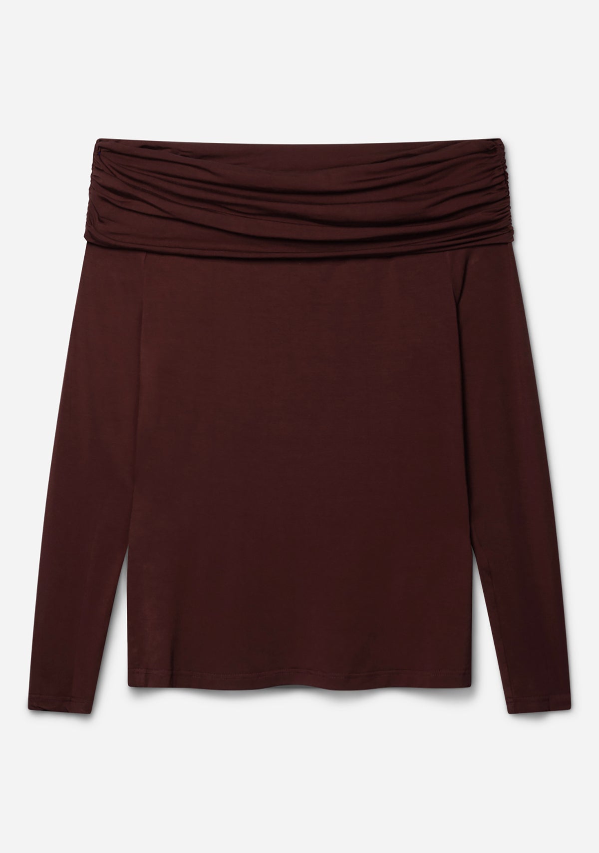 Josie top bordeaux