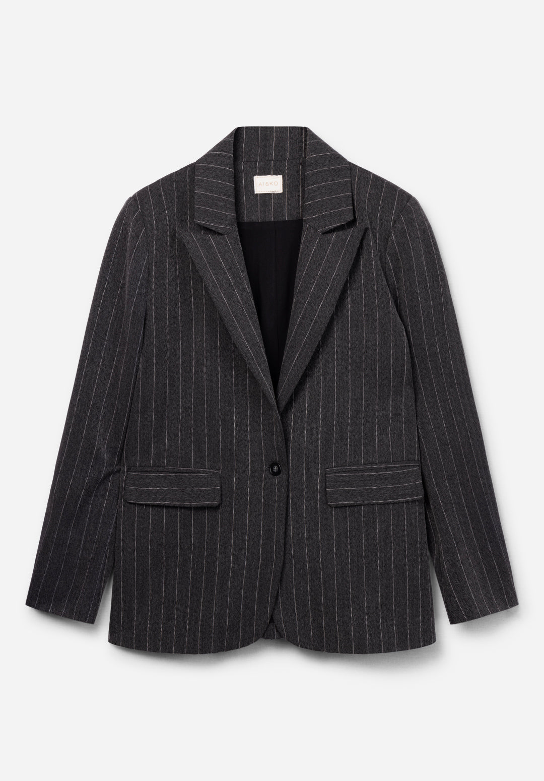 Kendal pinstripe blazer grijs