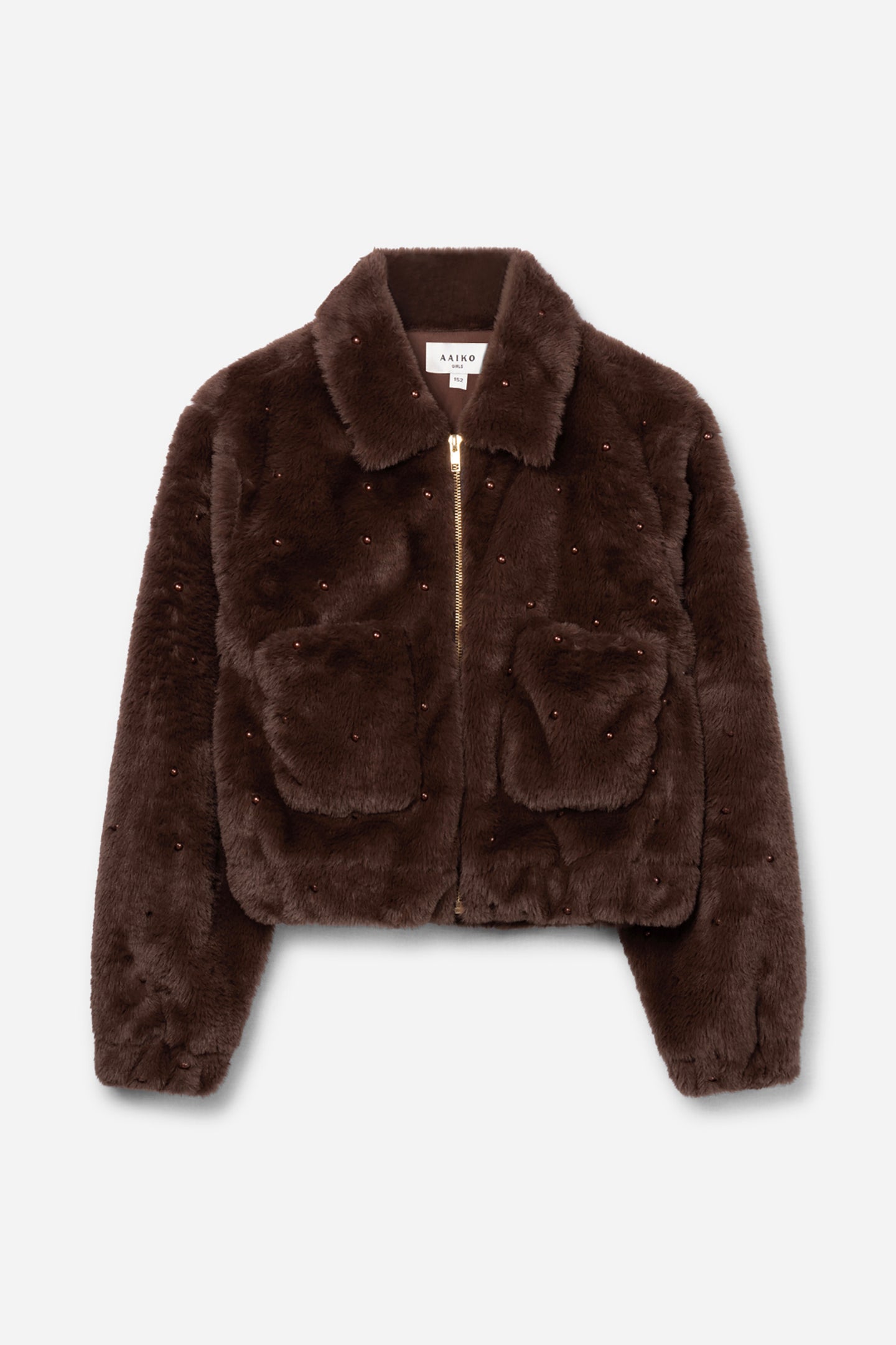 Lione fur jas bruin
