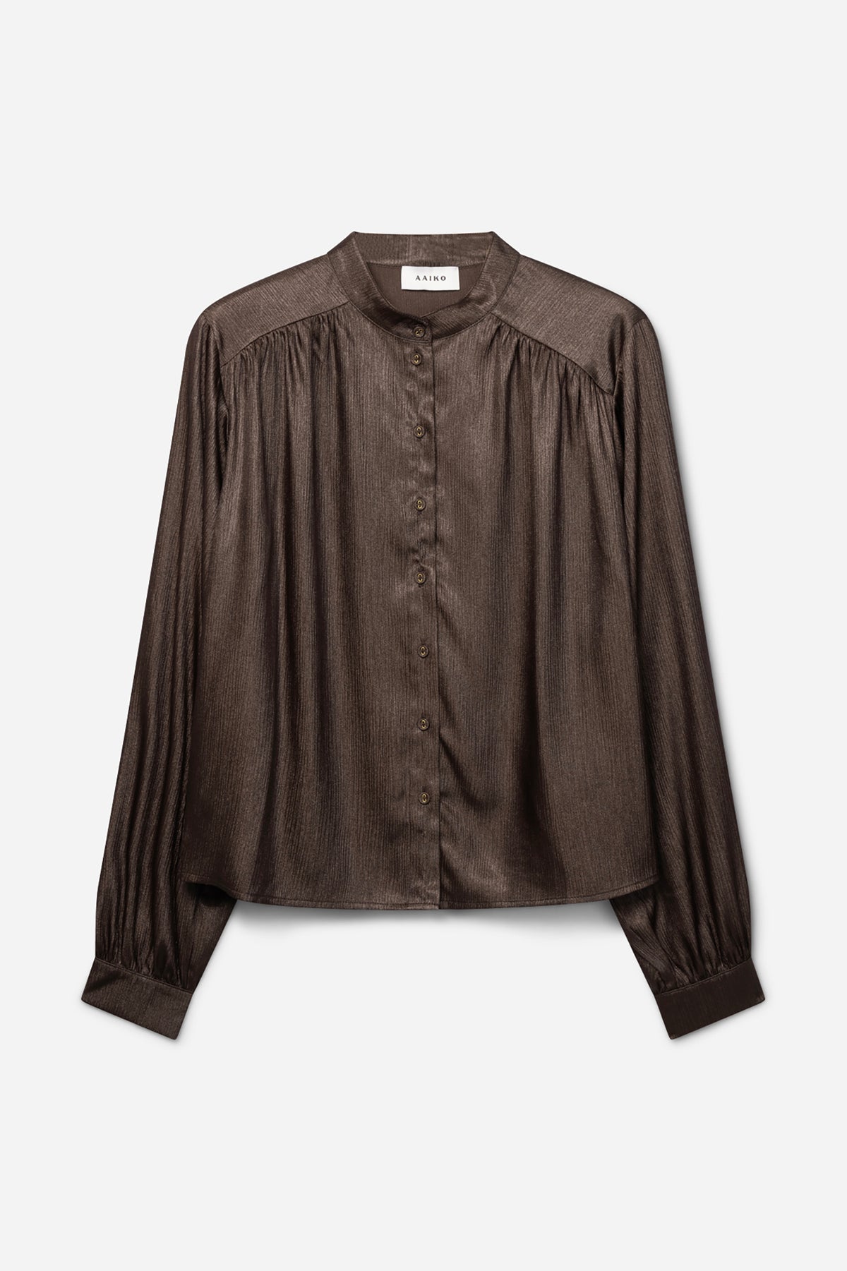 Liv blouse donker bruin
