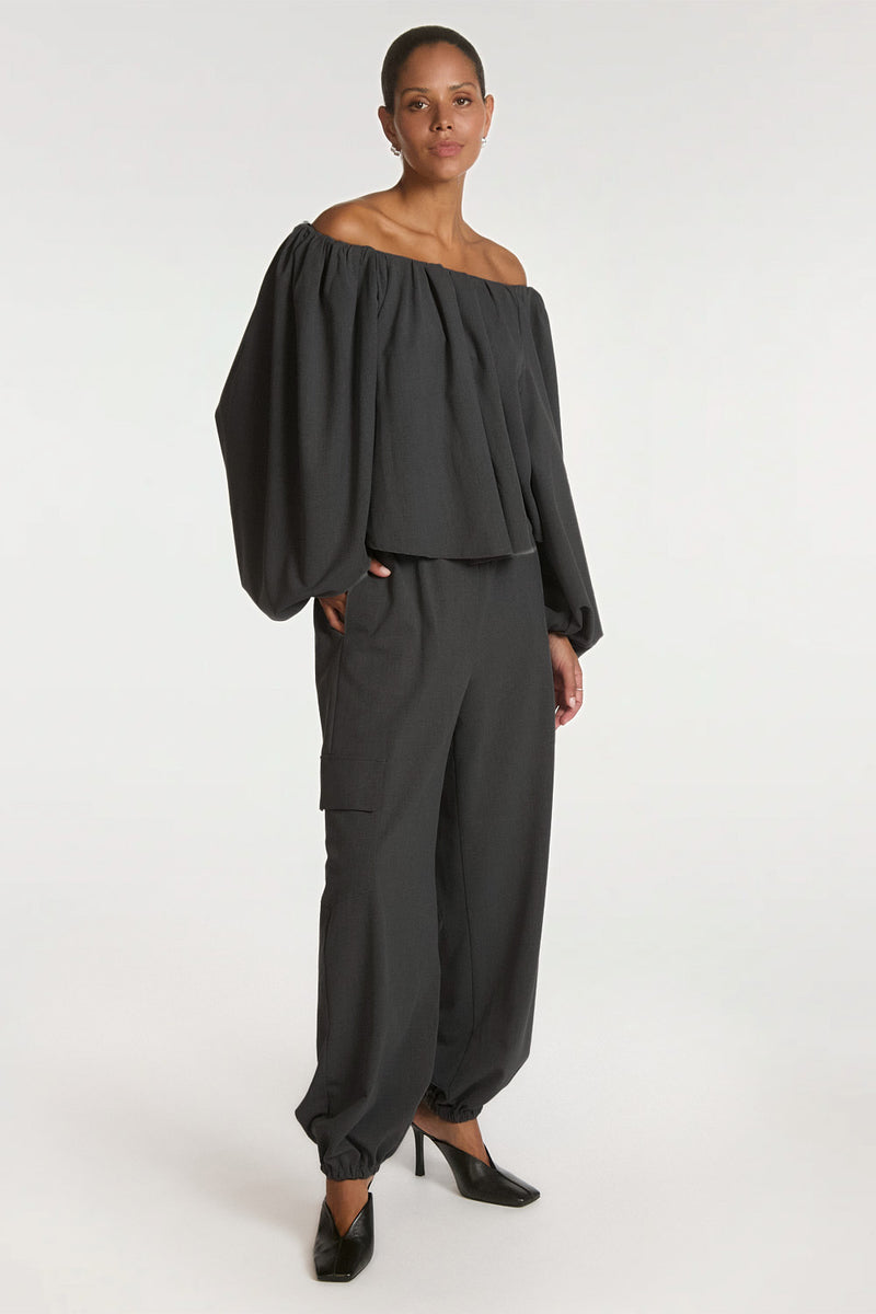 Lore broek grijs
