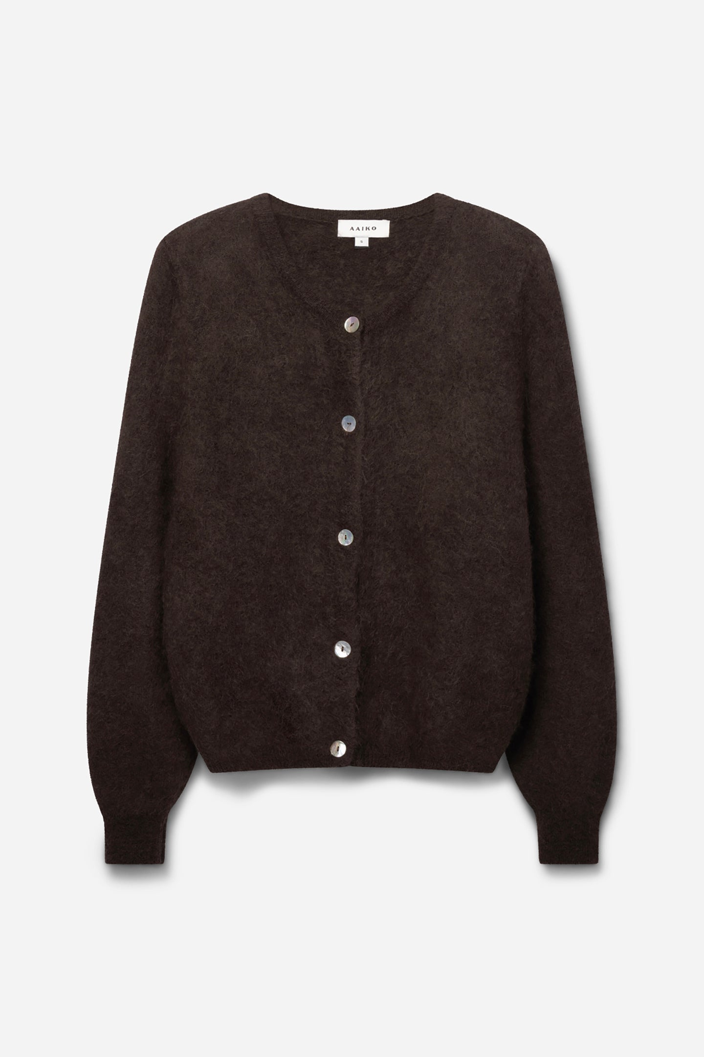 Lorys vest donker  bruin