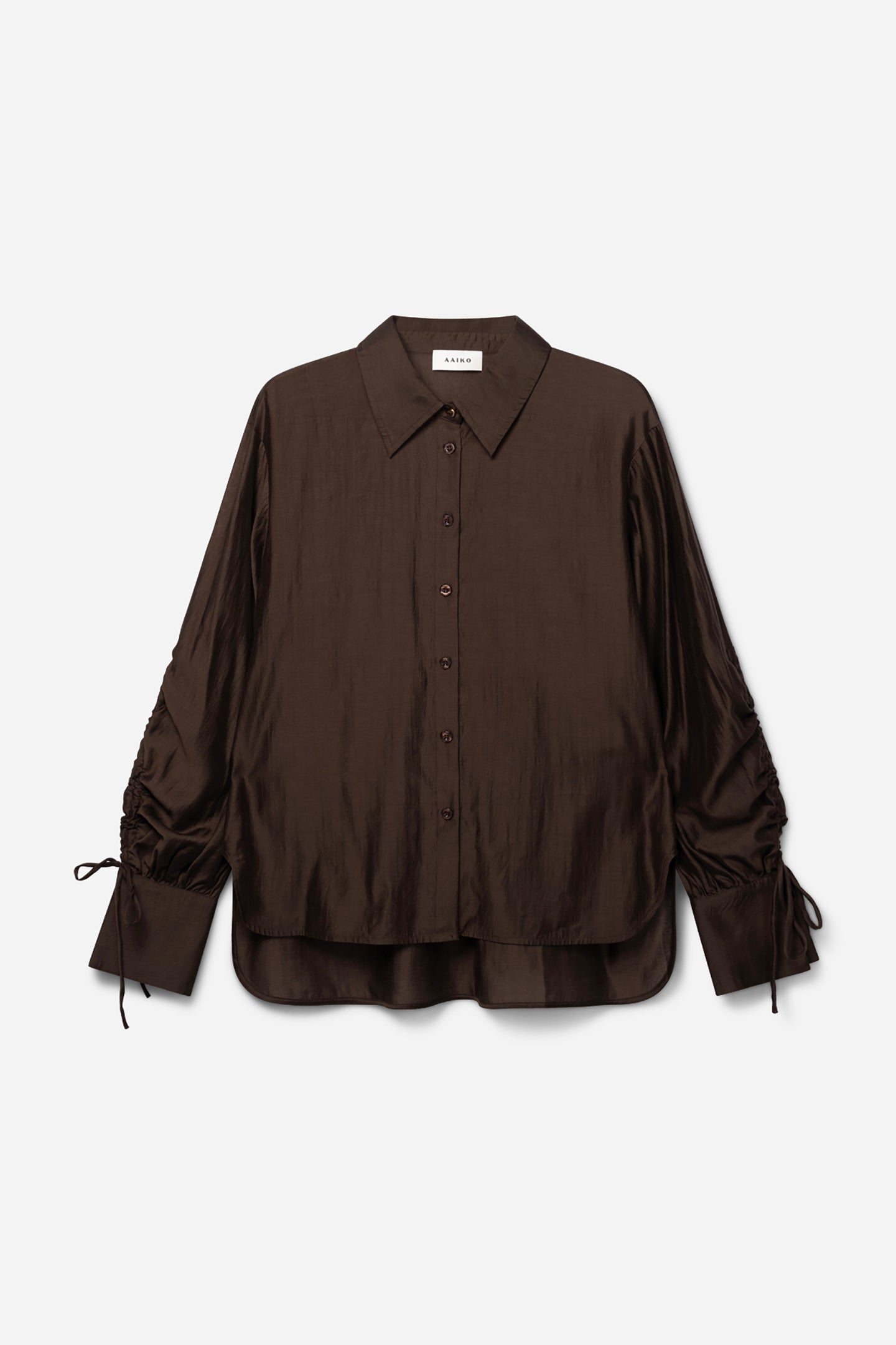 Marel blouse donker bruin