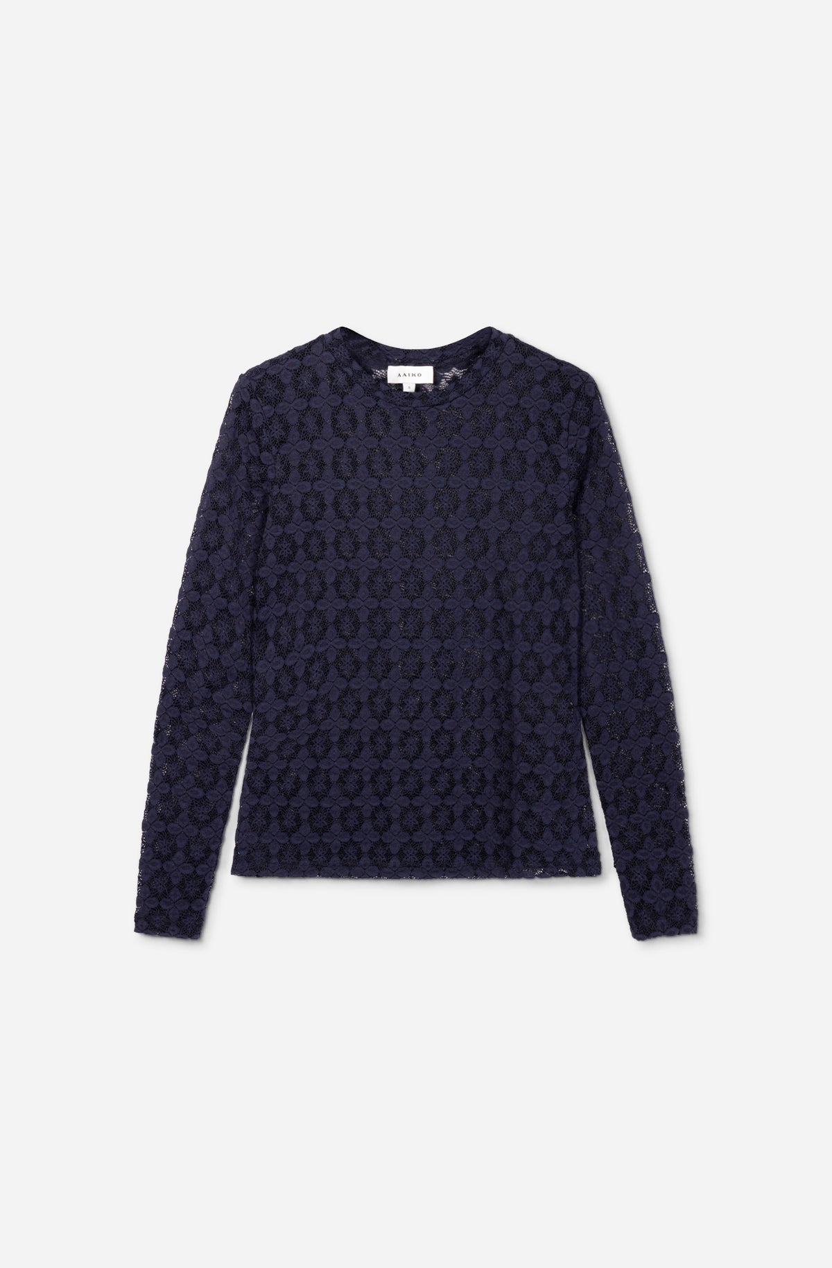 Mason top blauw