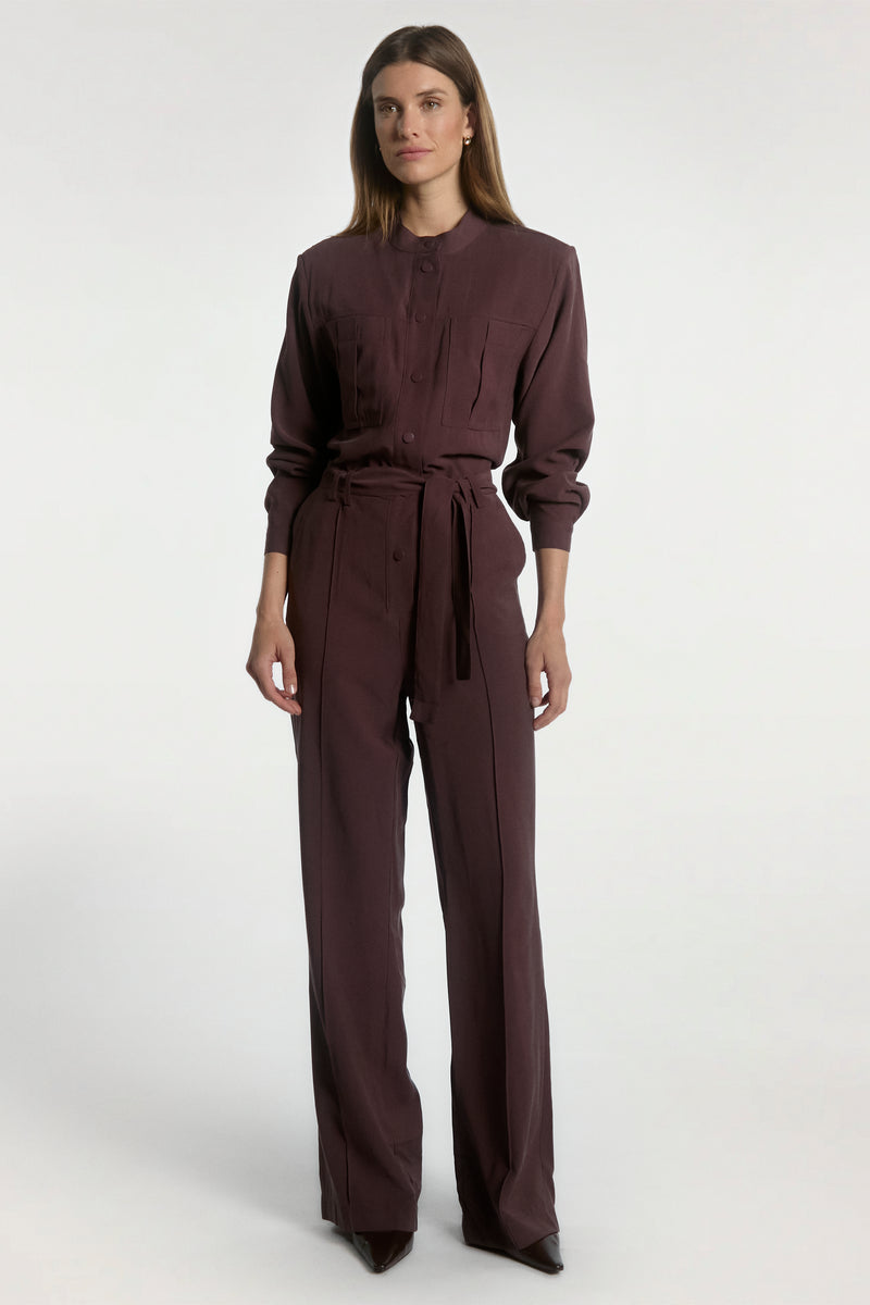 Lise jumpsuit burgundy