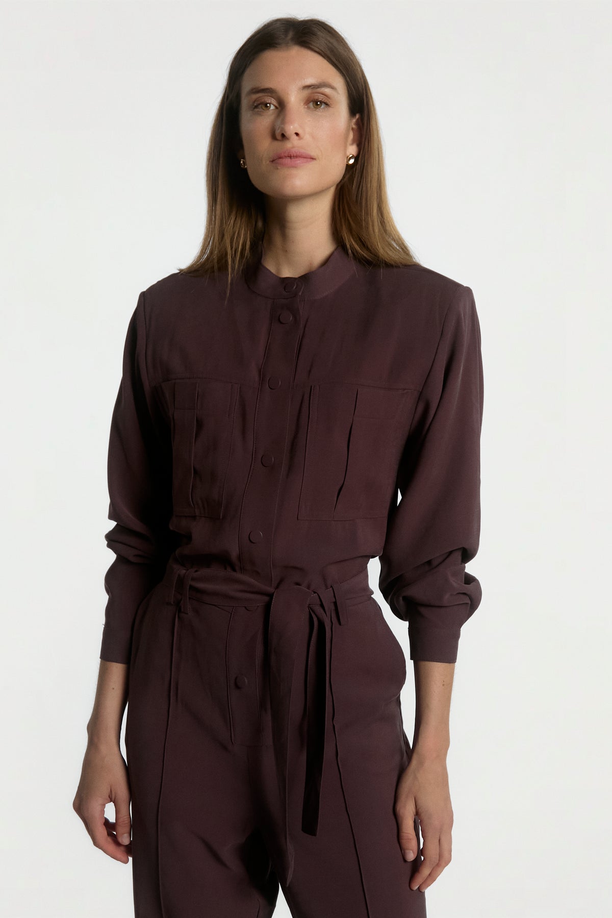Lise jumpsuit burgundy