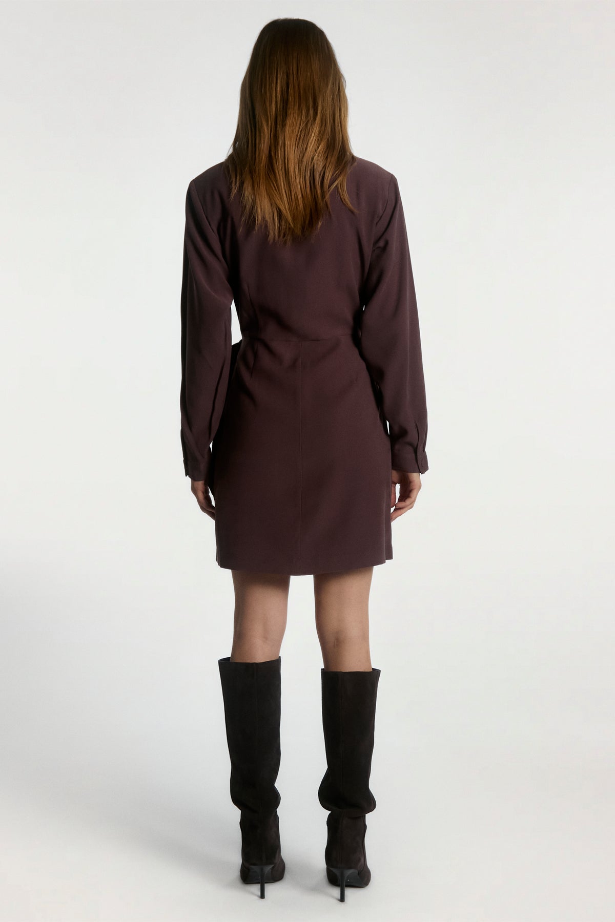 Yven Burgundy Dress