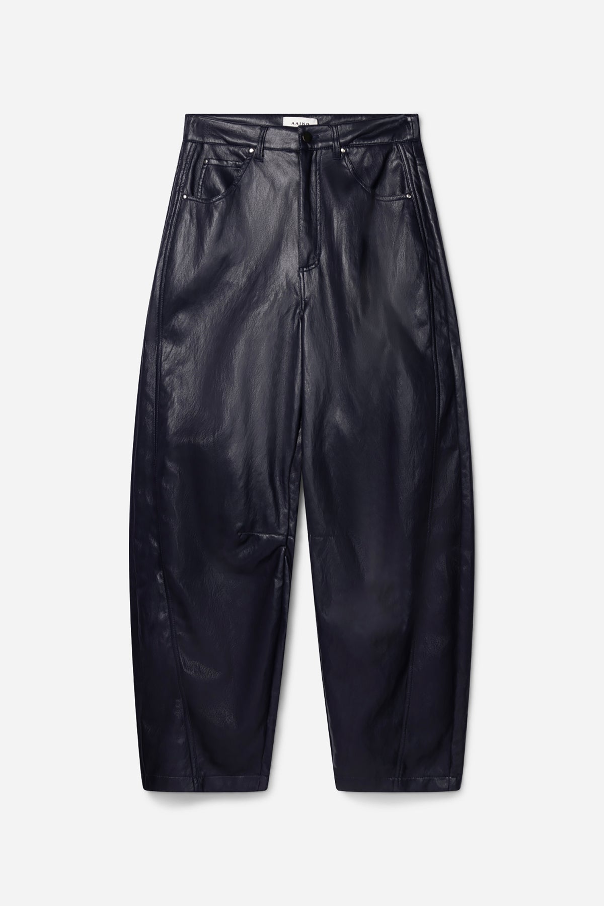 Quin Dark Blue PU Pants