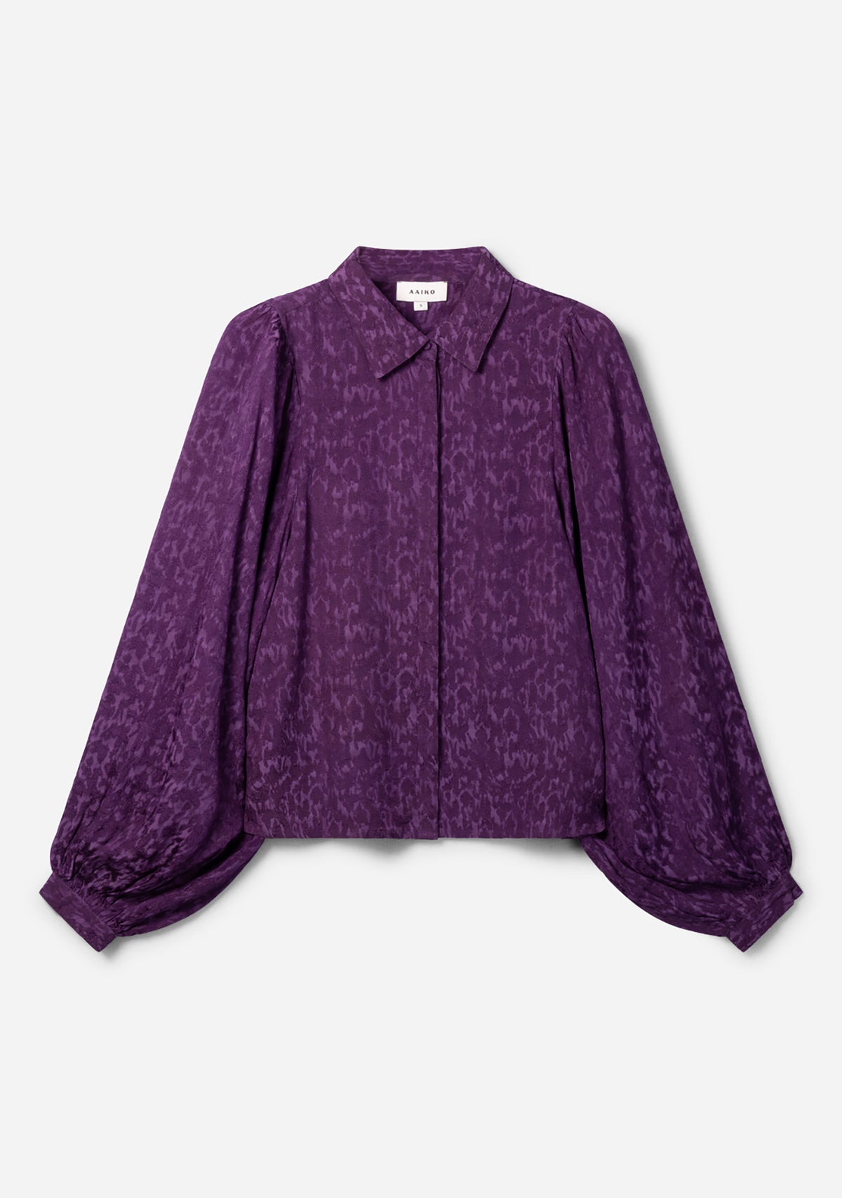Rose blouse plum