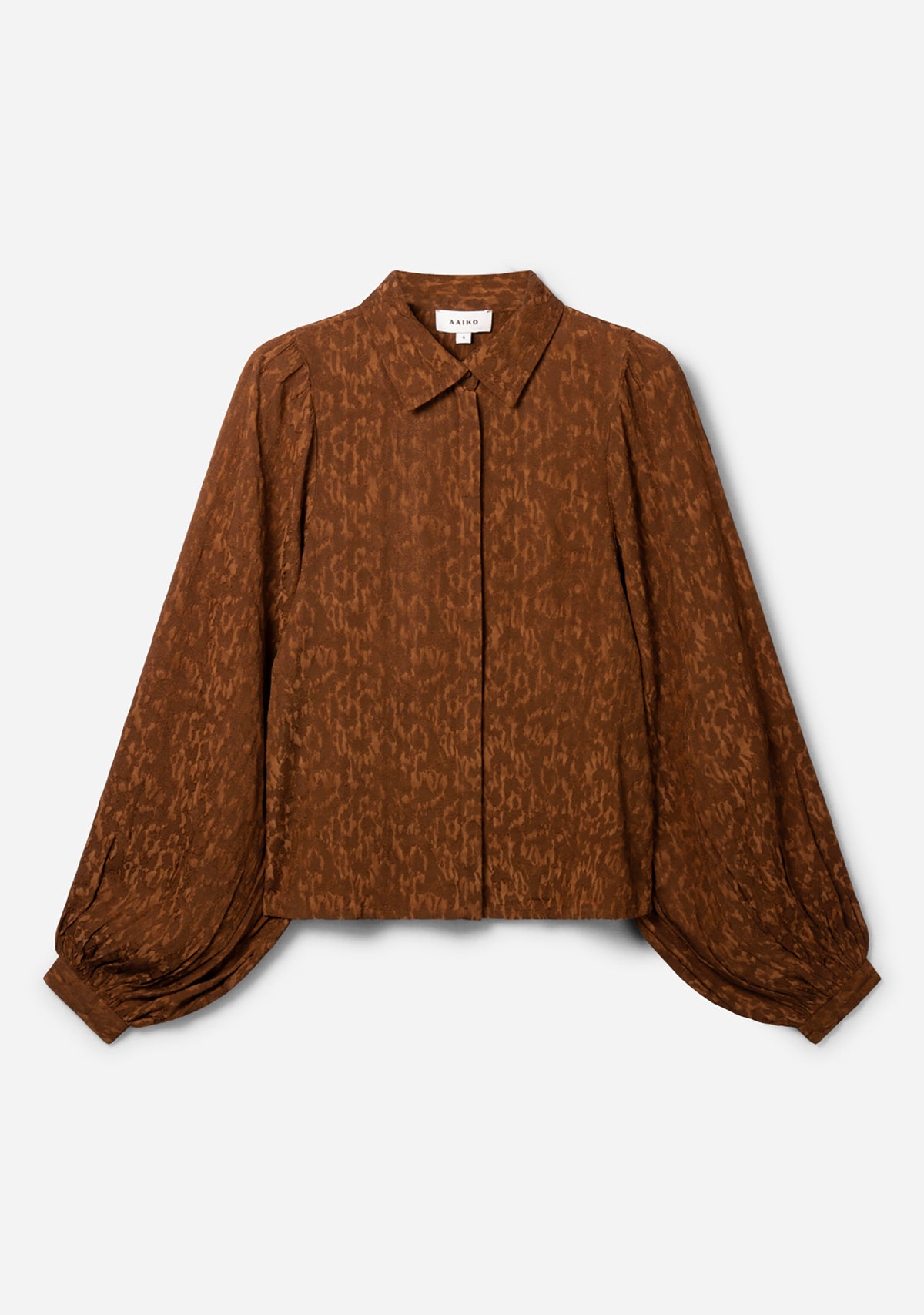 Rose blouse brown