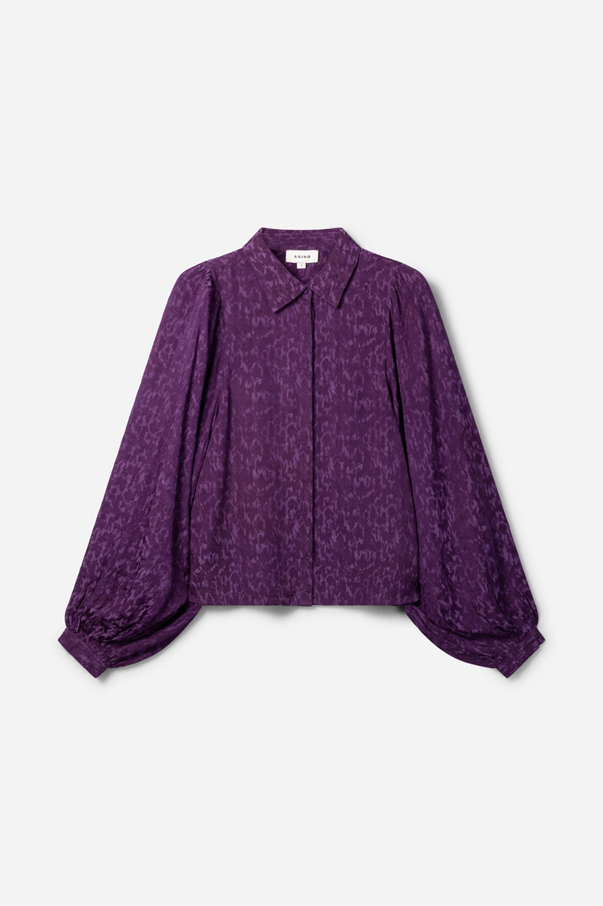 Rose blouse plum