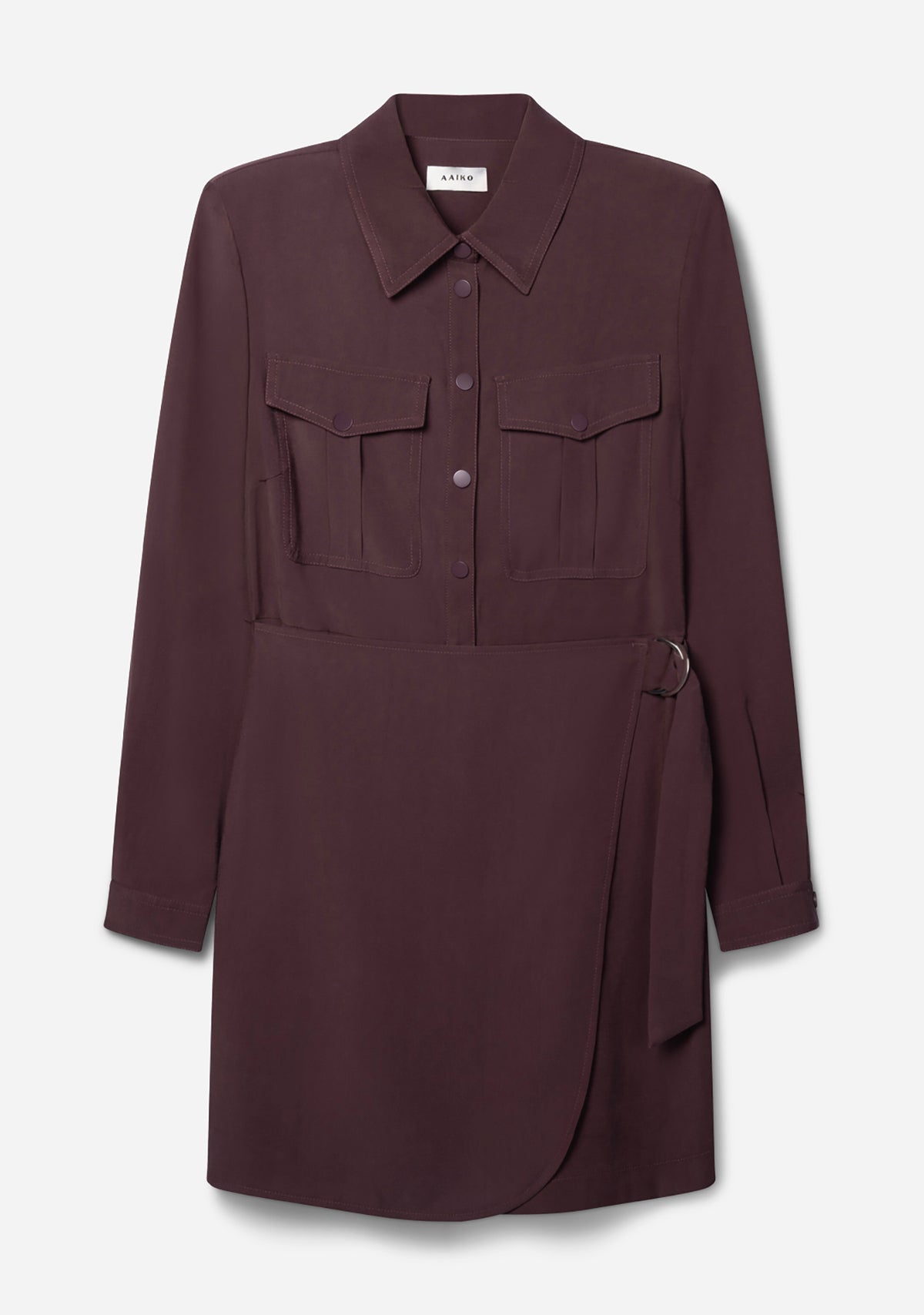 Yven Burgundy Dress