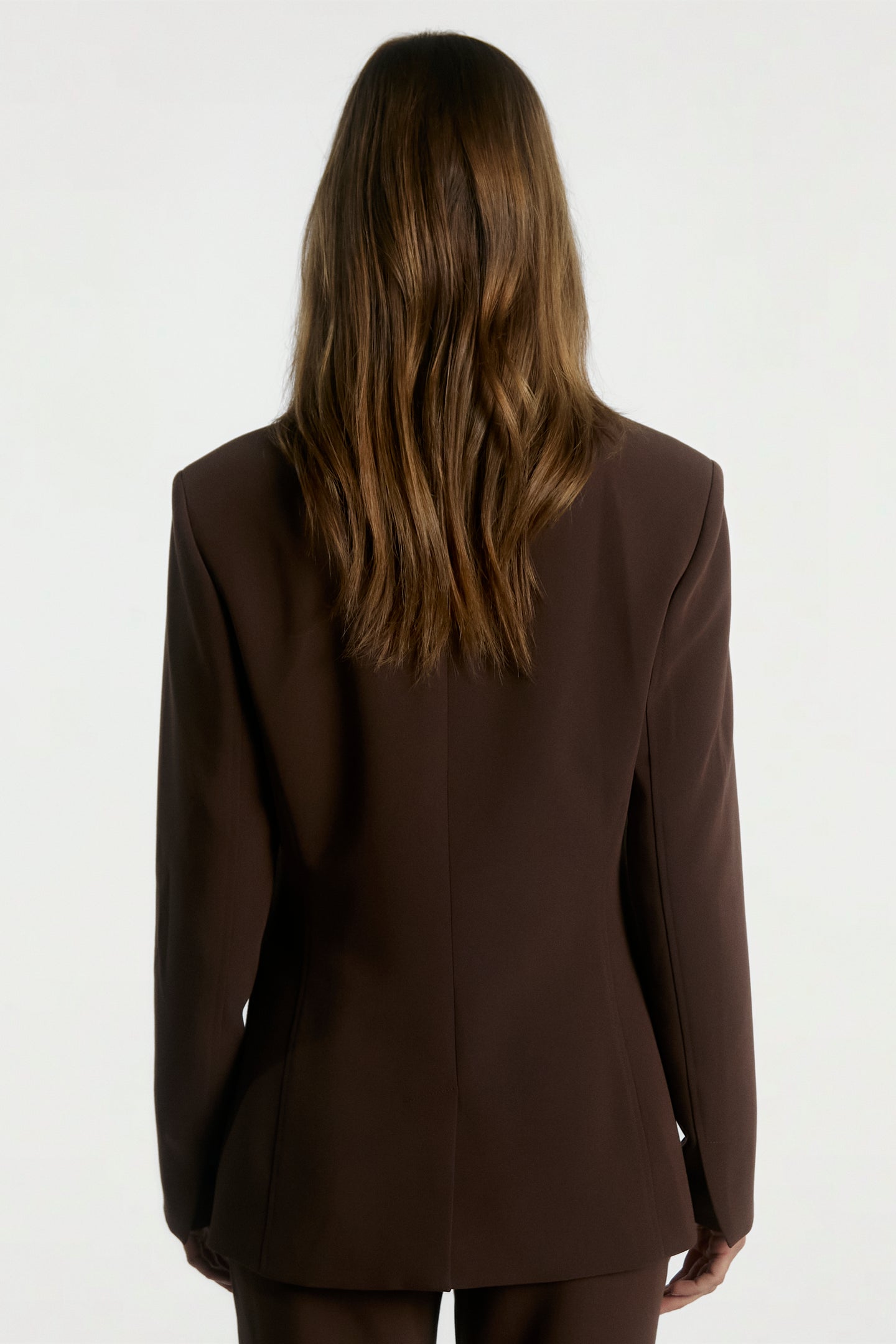 Toulon blazer donker bruin